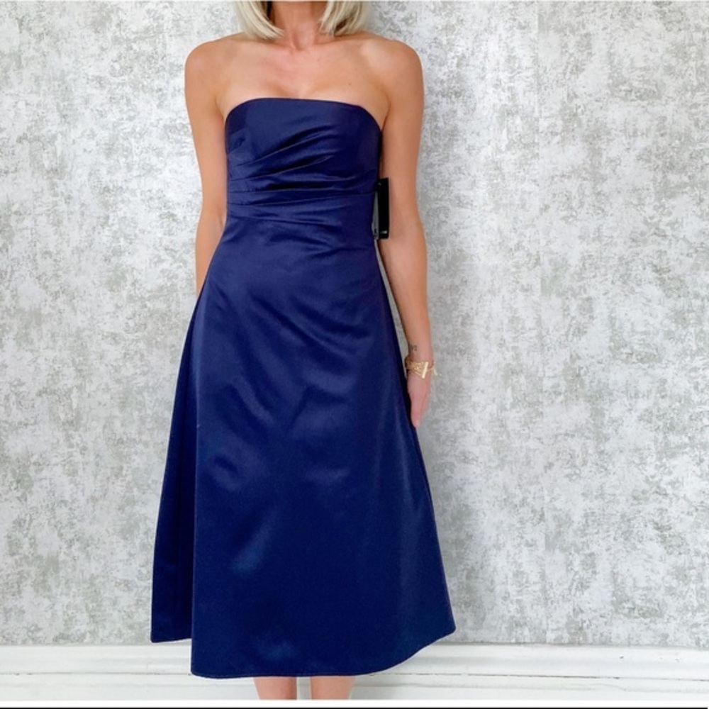 NWT JS Satin Midi Dress
